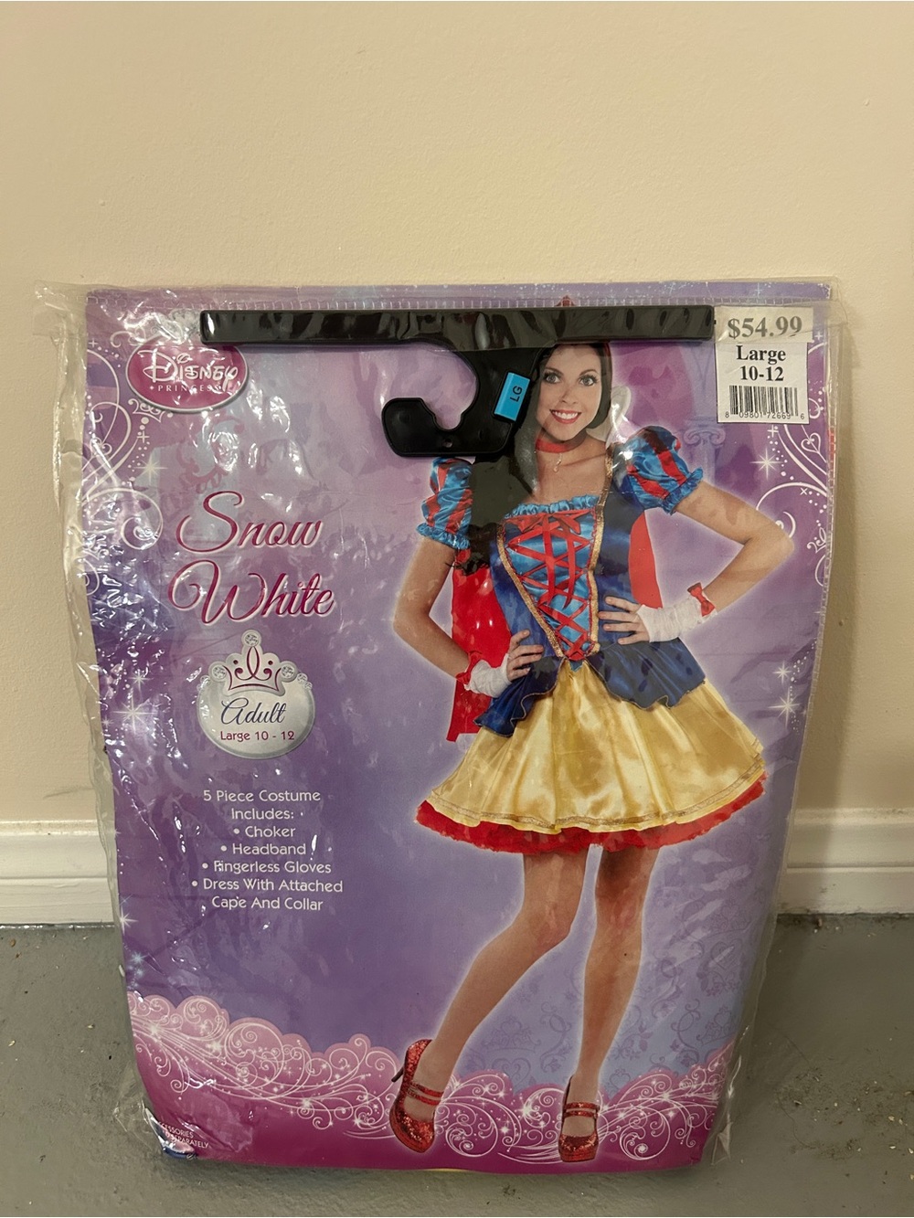 Disney Snow White Costume in Yellow, Blue & Red for Women